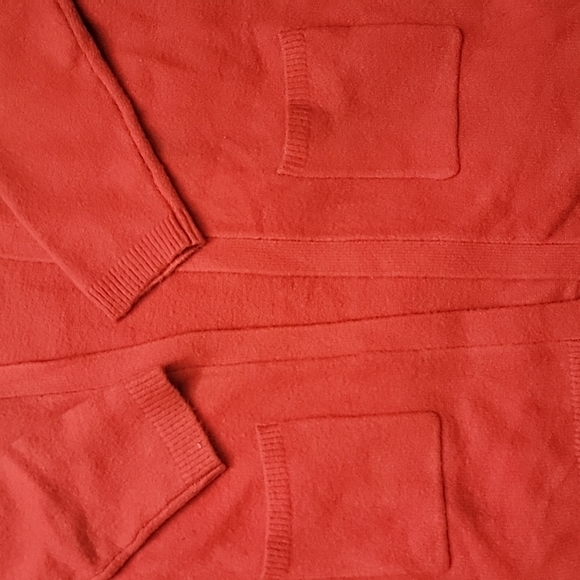 Torrid Plus Size Orange Open Front Cardigan Size 2X - Picture 4 of 6
